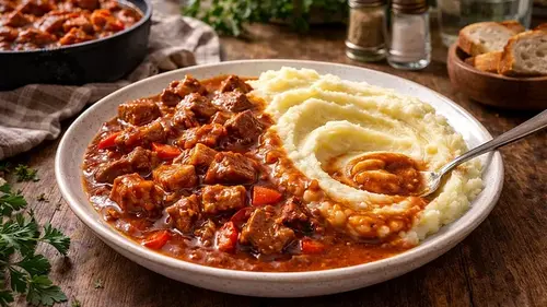 Подливка с мясом как в советской столовой: когда готовлю, на кухне очередь с тарелками