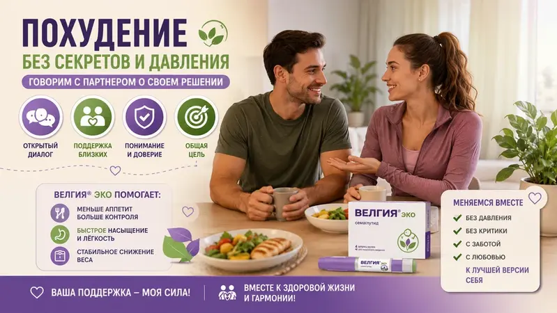 Похудение без секретов и давления: как говорить с партнером о своем решении