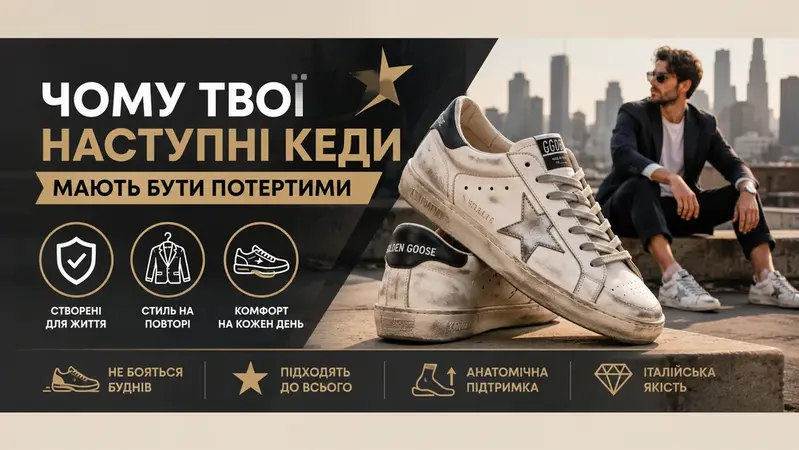 Чому твої наступні кеди мають бути потертими (і чому ти не захочеш їх знімати)