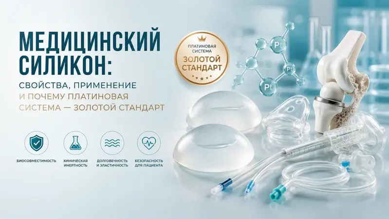 Медицинский силикон: свойства, применение и почему платиновая система — золотой стандарт