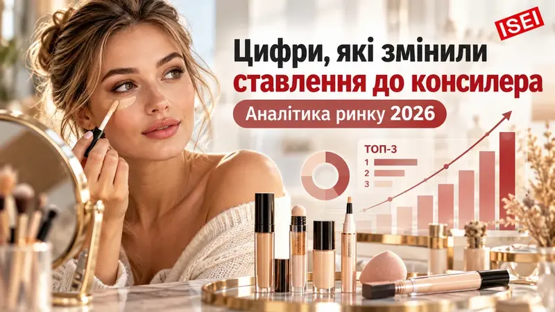 Цифри, які змінили ставлення до консилера: аналітика ринку 2026 року