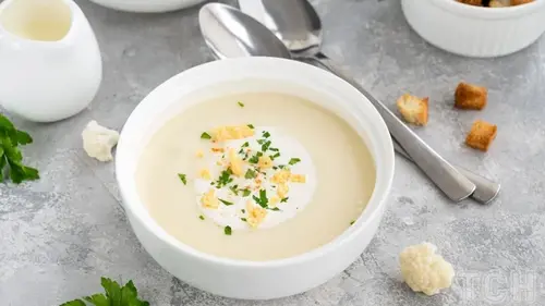 Рецепт крем-супа из цветной капусты и миндаля